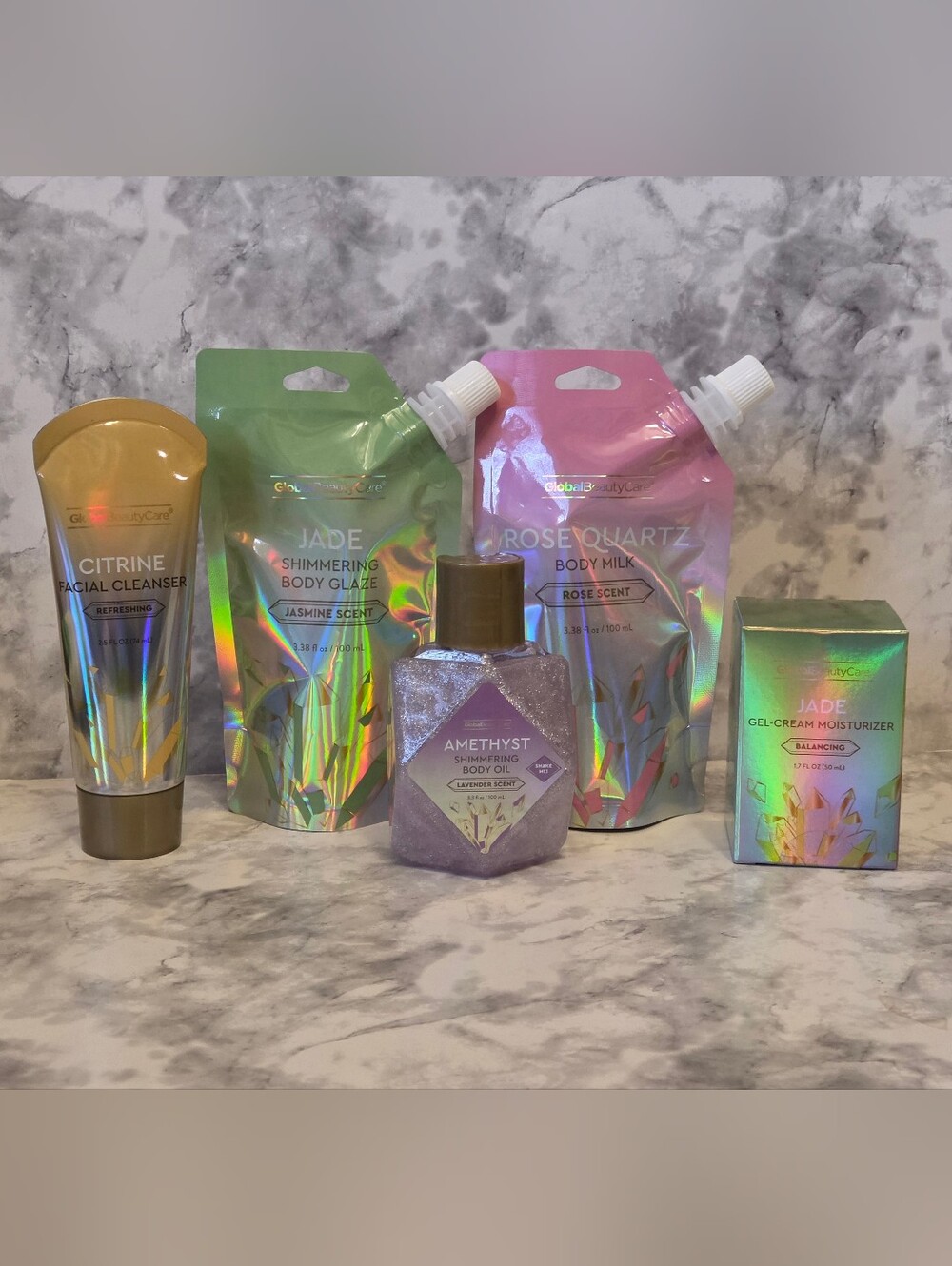 Gemstone Bath & Body  7 Piece Set - Purple